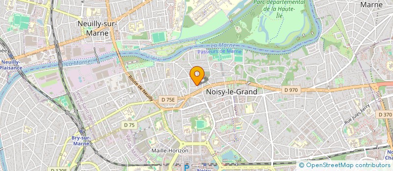 localisation de l'entreprise SCI D'ARTOIS  NOISY-LE-GRAND