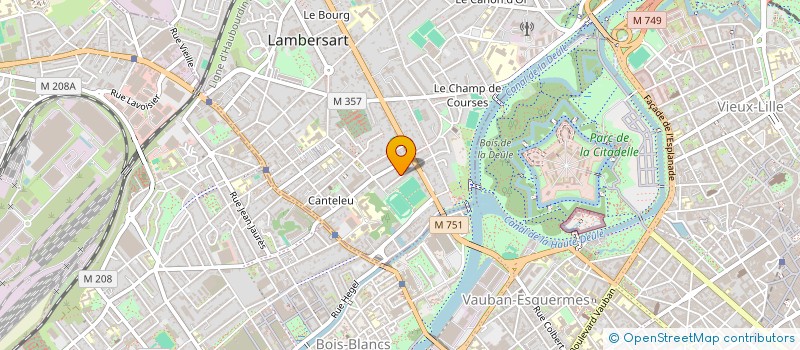 localisation de l'entreprise SCI D'ARTOIS à LAMBERSART