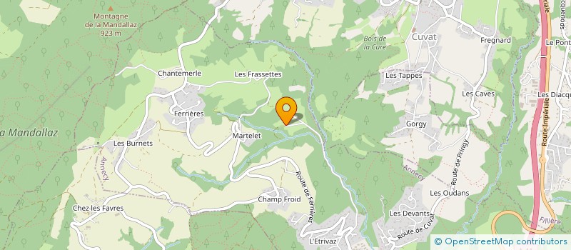 localisation de l'entreprise SCI D'ASNIERES DE VEIGY à ANNECY