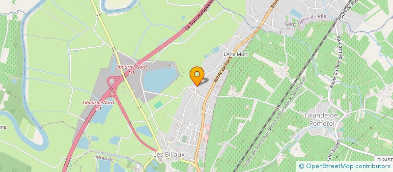 localisation de l'entreprise SCI D'ASSAC  LES BILLAUX