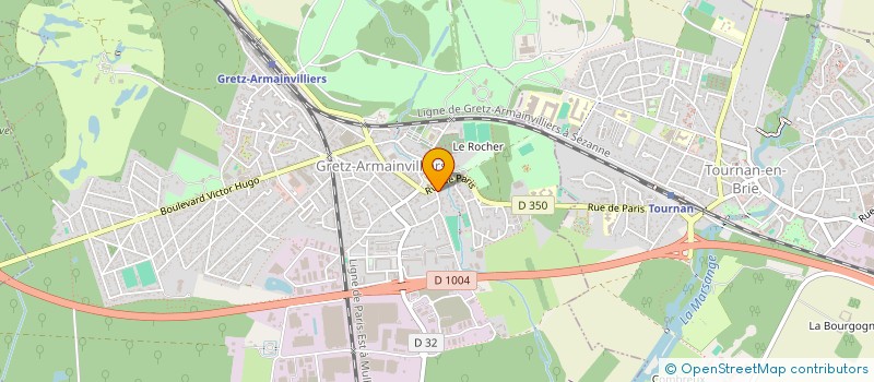 localisation de l'entreprise SCI D ASSAS  GRETZ-ARMAINVILLIERS