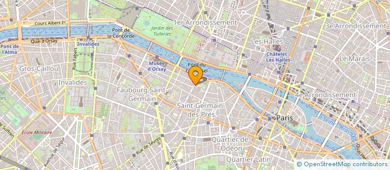 localisation de l'entreprise SCI D'ASSAS  PARIS