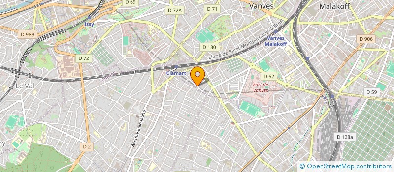 localisation de l'entreprise SCI D'ASSIGNY  MALAKOFF