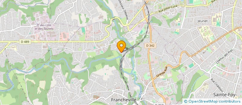 localisation de l'entreprise SCI D'ASTI  FRANCHEVILLE