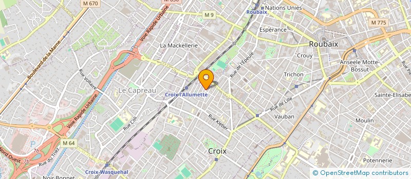 localisation de l'entreprise SCI D'ATH à CROIX