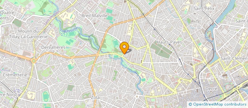 localisation de l'entreprise SCI D'ATHENES à NANTES