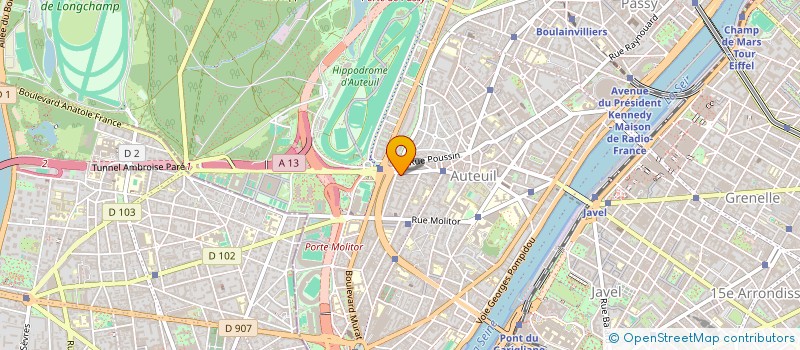 localisation de l'entreprise SCI D ATTENCOURT  PARIS