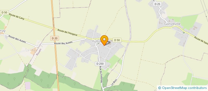 localisation de l'entreprise SCI D'ATTENTE  FULTOT