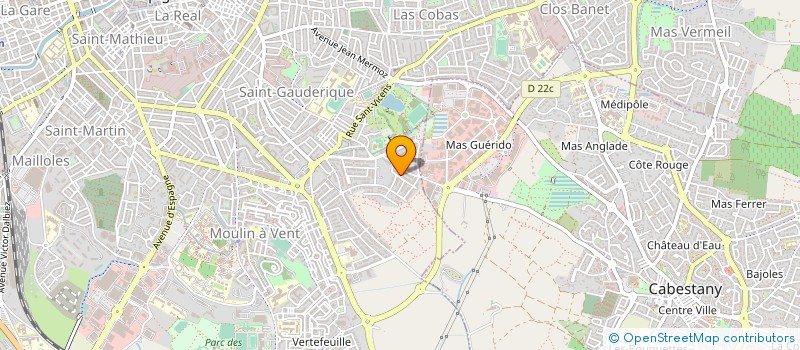 localisation de l'entreprise SCI D'ATTRIBUTION LE CLOS  PERPIGNAN