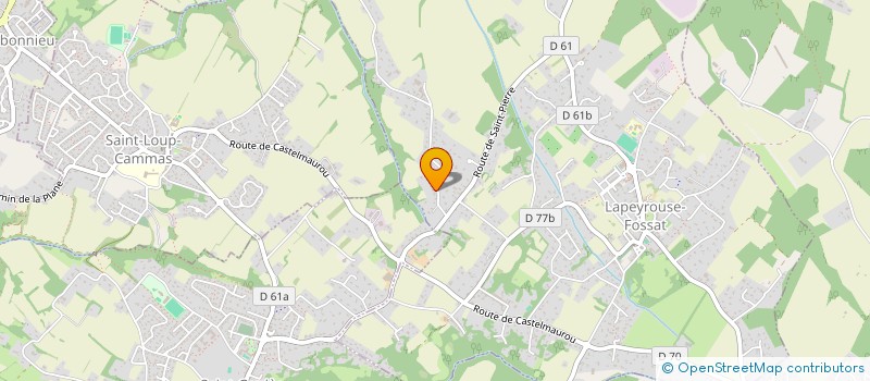 localisation de l'entreprise SCI D'ATTRIBUTION LEMOINE  LAPEYROUSE-FOSSAT