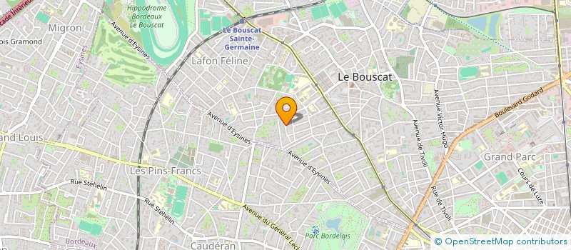 localisation de l'entreprise SCI D'ATTRIBUTION MONCLA ALCARAZ  LE BOUSCAT