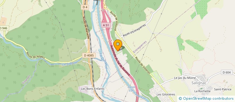 localisation de l'entreprise SCI D AU CARRE  ENTREPIERRES