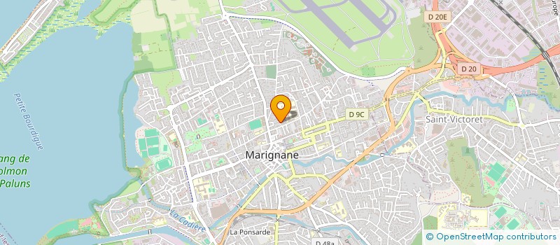 localisation de l'entreprise SCI D AUBAGNE  SAINT-VICTORET