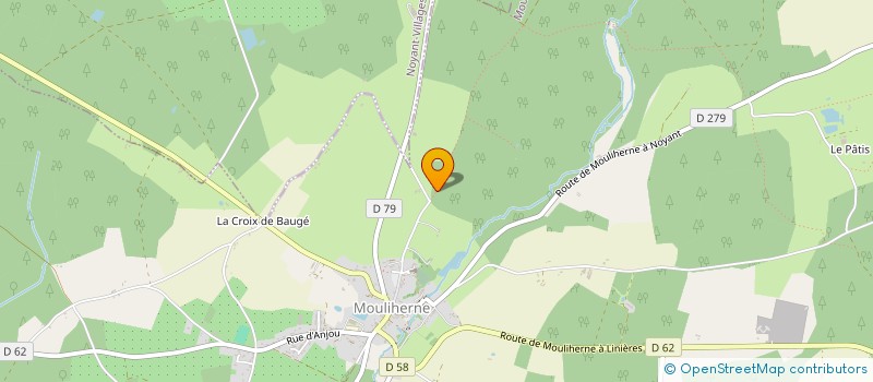 localisation de l'entreprise SCI D'AUBEVOYE  NOYANT-VILLAGES