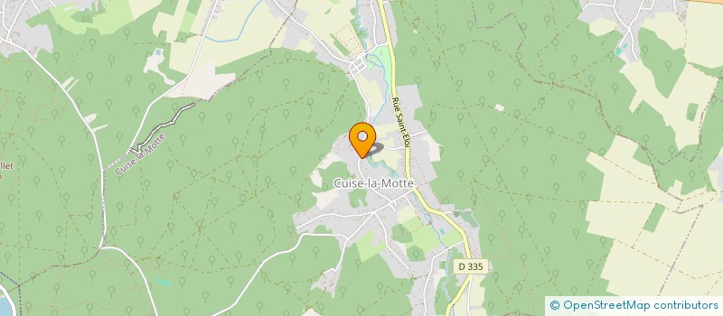 localisation de l'entreprise SCI D'AUCOURT  PIERREFONDS