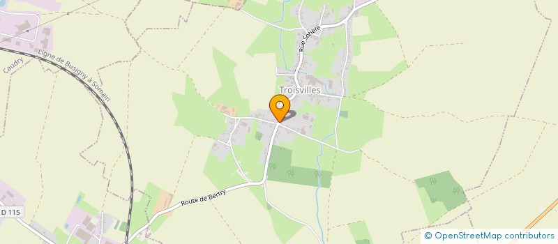 localisation de l'entreprise SCI D AUDENCOURT  TROISVILLES