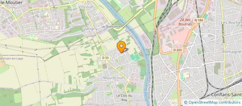 localisation de l'entreprise SCI D'AUDREY  MAURECOURT