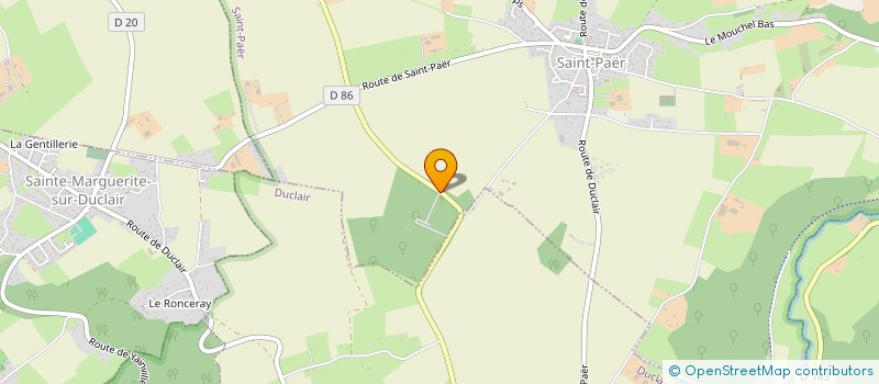 localisation de l'entreprise SCI D'AULNAY  SAINT-PAER