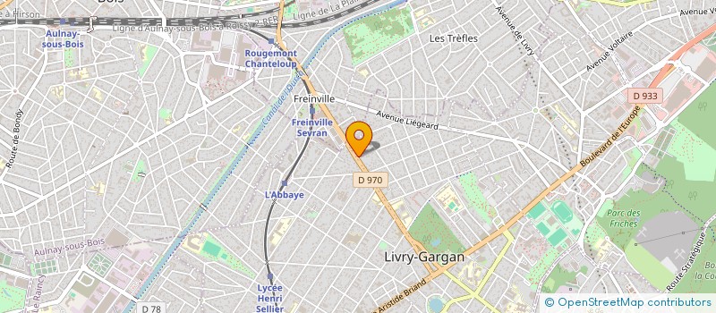 localisation de l'entreprise SCI D' AUMALE à LIVRY-GARGAN