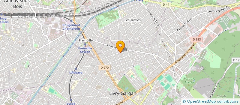 localisation de l'entreprise SCI D' AUMALE à LIVRY-GARGAN