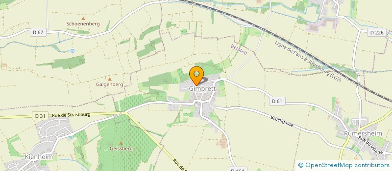 localisation de l'entreprise SCI D'AUSTERLITZ  TRUCHTERSHEIM