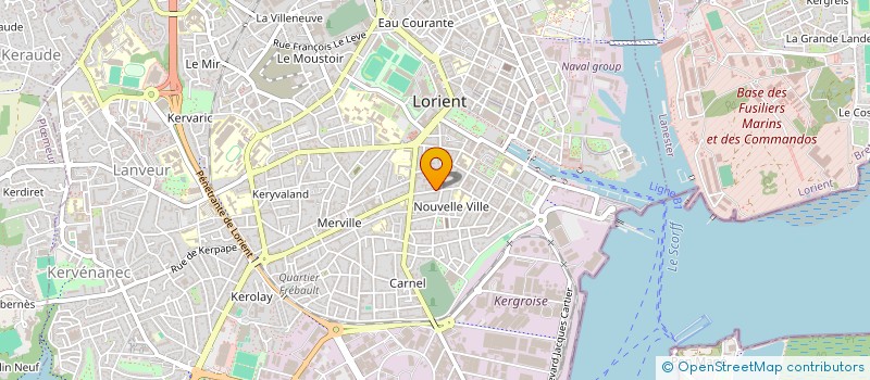 localisation de l'entreprise SCI D'AUTOMNE  LORIENT