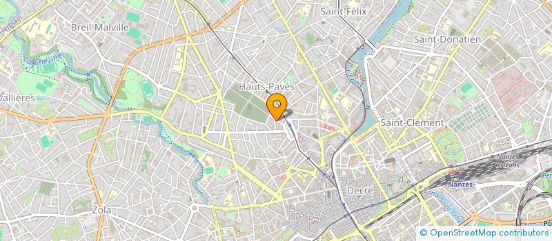 localisation de l'entreprise SCI D'AUVOURS à NANTES
