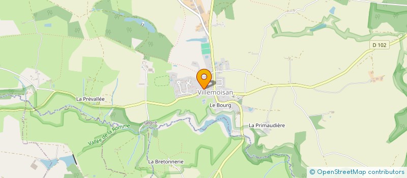 localisation de l'entreprise SCI D'AUXENCE  VAL D'ERDRE-AUXENCE