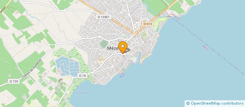 localisation de l'entreprise SCI D AVEJAN à MEZE