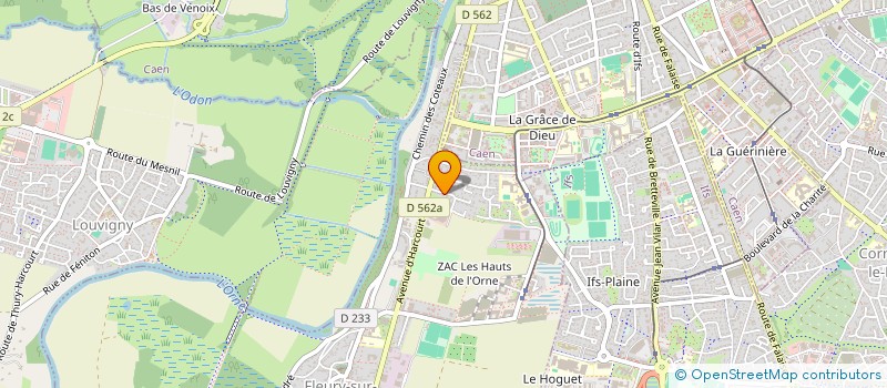 localisation de l'entreprise SCI D'AVENIA  FLEURY-SUR-ORNE