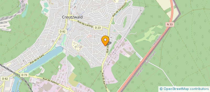 localisation de l'entreprise SCI D'AVENIR  CREUTZWALD