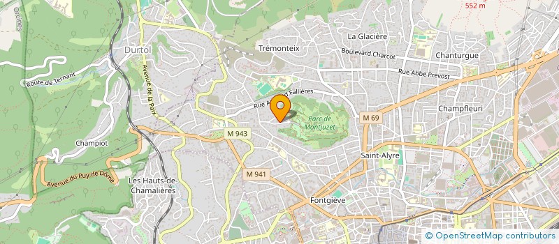 localisation de l'entreprise SCI D'AVENTURES EN AVENTURES à CLERMONT-FERRAND