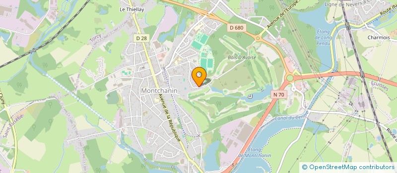 localisation de l'entreprise SCI D'AVOISE  MONTCHANIN