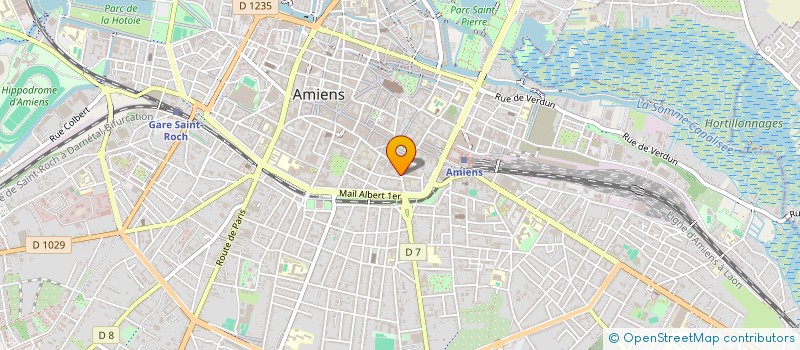 localisation de l'entreprise SCI D'AVOUT-BRUNET à AMIENS