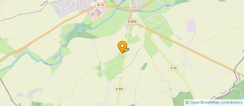 localisation de l'entreprise SCI D'AVRE ET D'ITON  VERNEUIL D'AVRE ET D'ITON