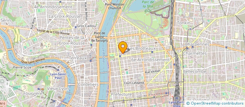 localisation de l'entreprise SCI D'AVRIL  LYON