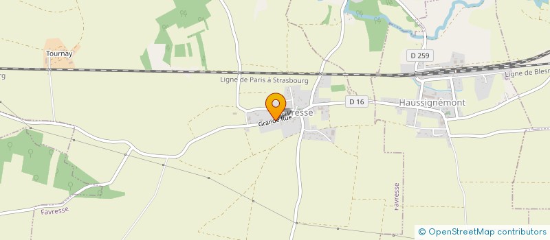 localisation de l'entreprise SCI D'AVRIL  LISSE-EN-CHAMPAGNE