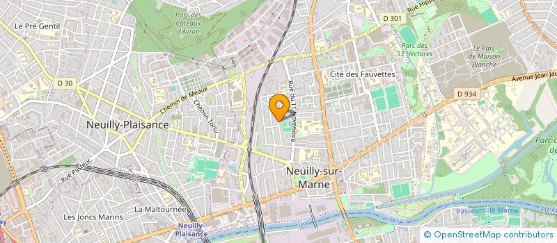 localisation de l'entreprise SCI D'AVRON à NEUILLY-SUR-MARNE