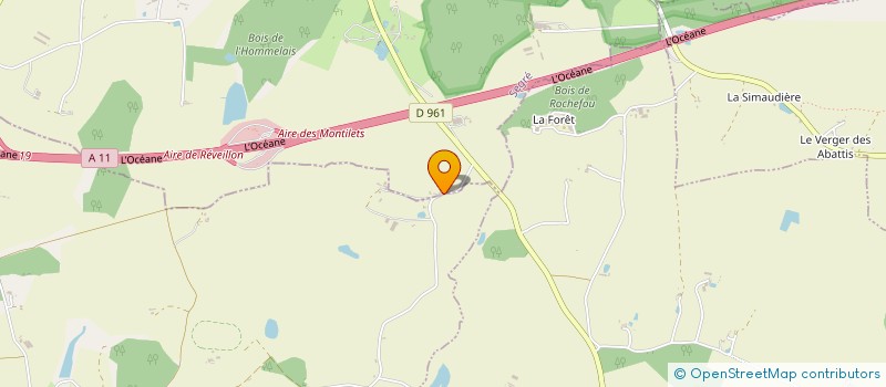 localisation de l'entreprise SCI D'AWANY  SAINT-AUGUSTIN-DES-BOIS