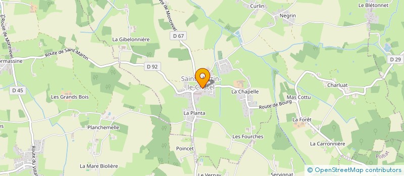 localisation de l'entreprise SCI D AXELLE à POLLIAT