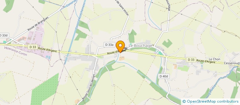 localisation de l'entreprise SCI D'AYMANDS AU CHEVAL à LE BOUCHAGE