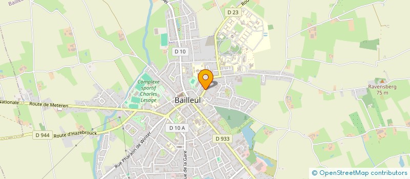 localisation de l'entreprise SCI D.B. à BAILLEUL