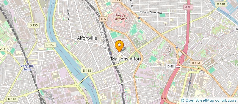 localisation de l'entreprise SCI D.B.B. à MAISONS-ALFORT