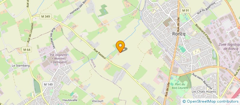 localisation de l'entreprise SCI D.B.F.A à RONCQ