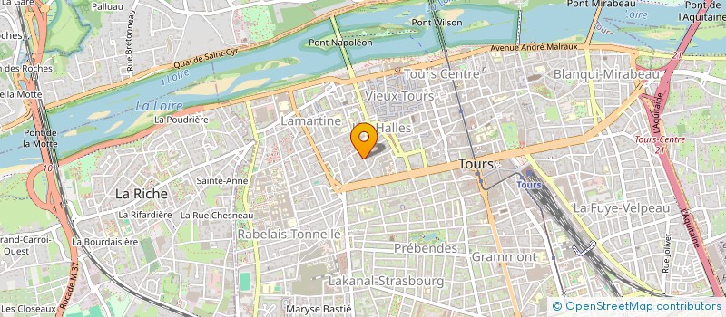 localisation de l'entreprise SCI D&B LEGACY  TOURS