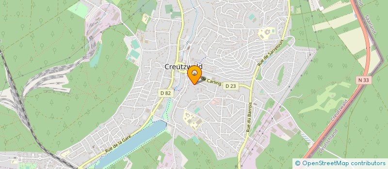 localisation de l'entreprise SCI D C  CREUTZWALD