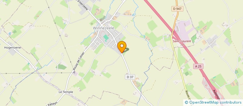 localisation de l'entreprise SCI D.C.E.  WINNEZEELE