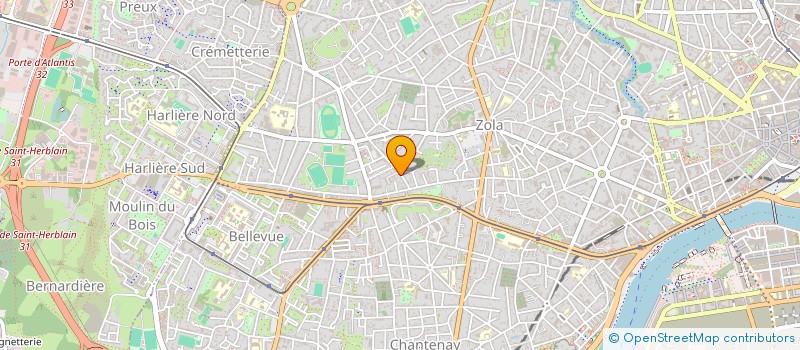 localisation de l'entreprise SCI D.C.E.P.  NANTES