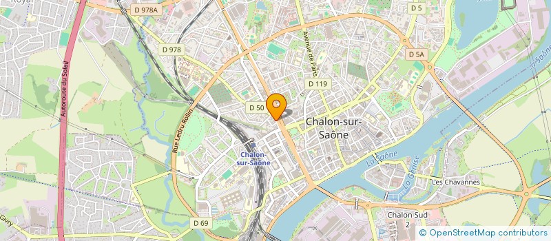 localisation de l'entreprise SCI D.C. IMMO  CHALON-SUR-SAONE