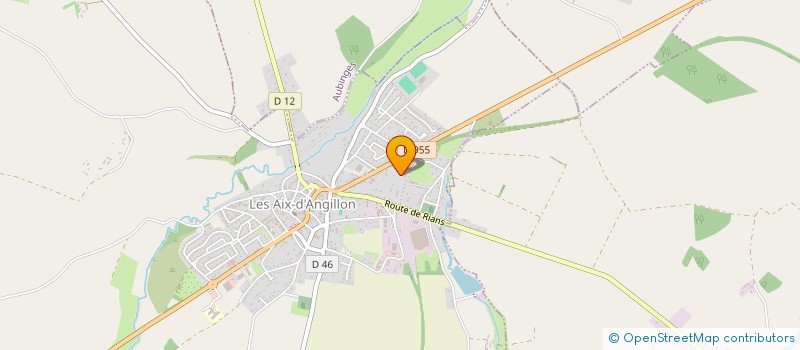 localisation de l'entreprise SCI D.C.J.P.  LES AIX-D'ANGILLON